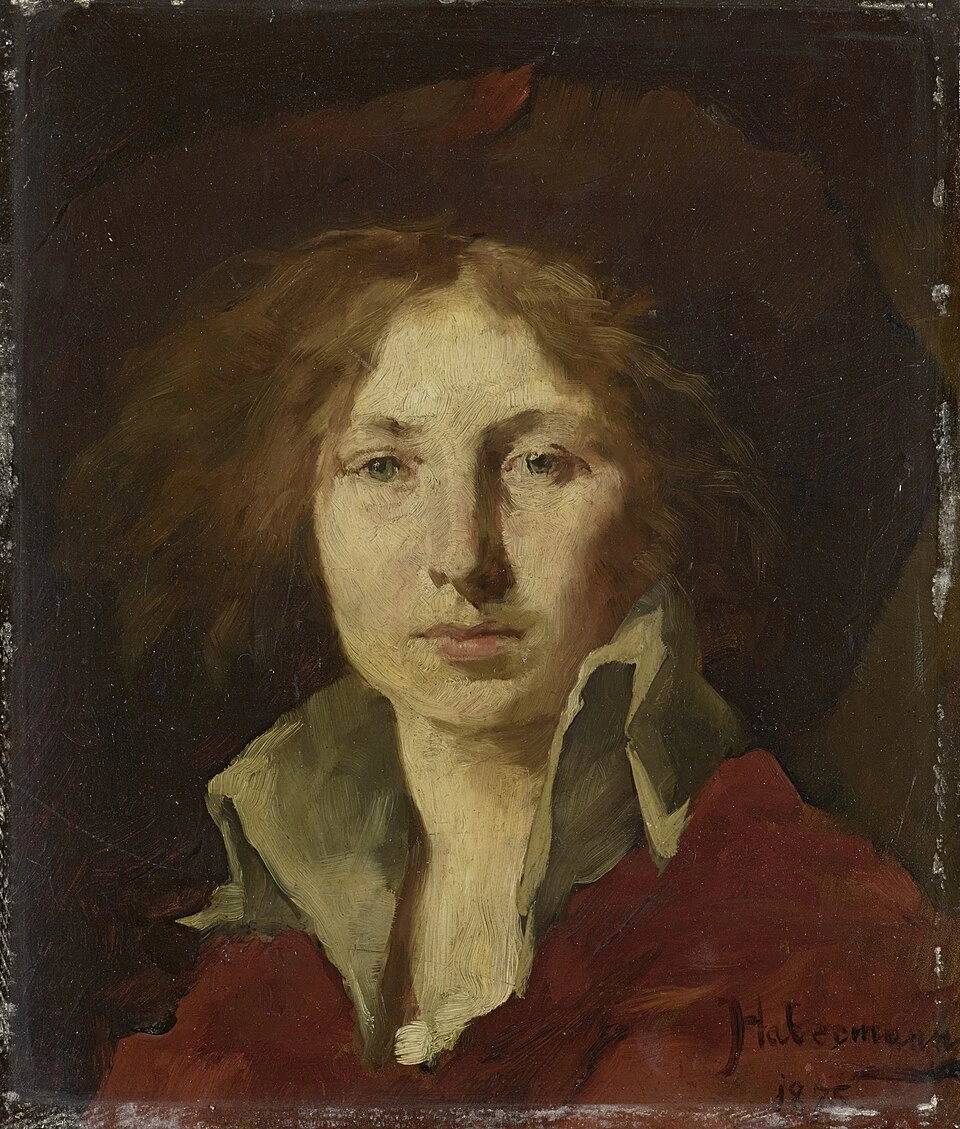 Hugo von Habermann - testa femminile, Lenbachhaus, Monaco